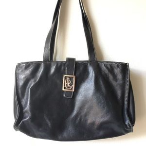 Lauren Ralph Lauren Leather Shoulder Bag